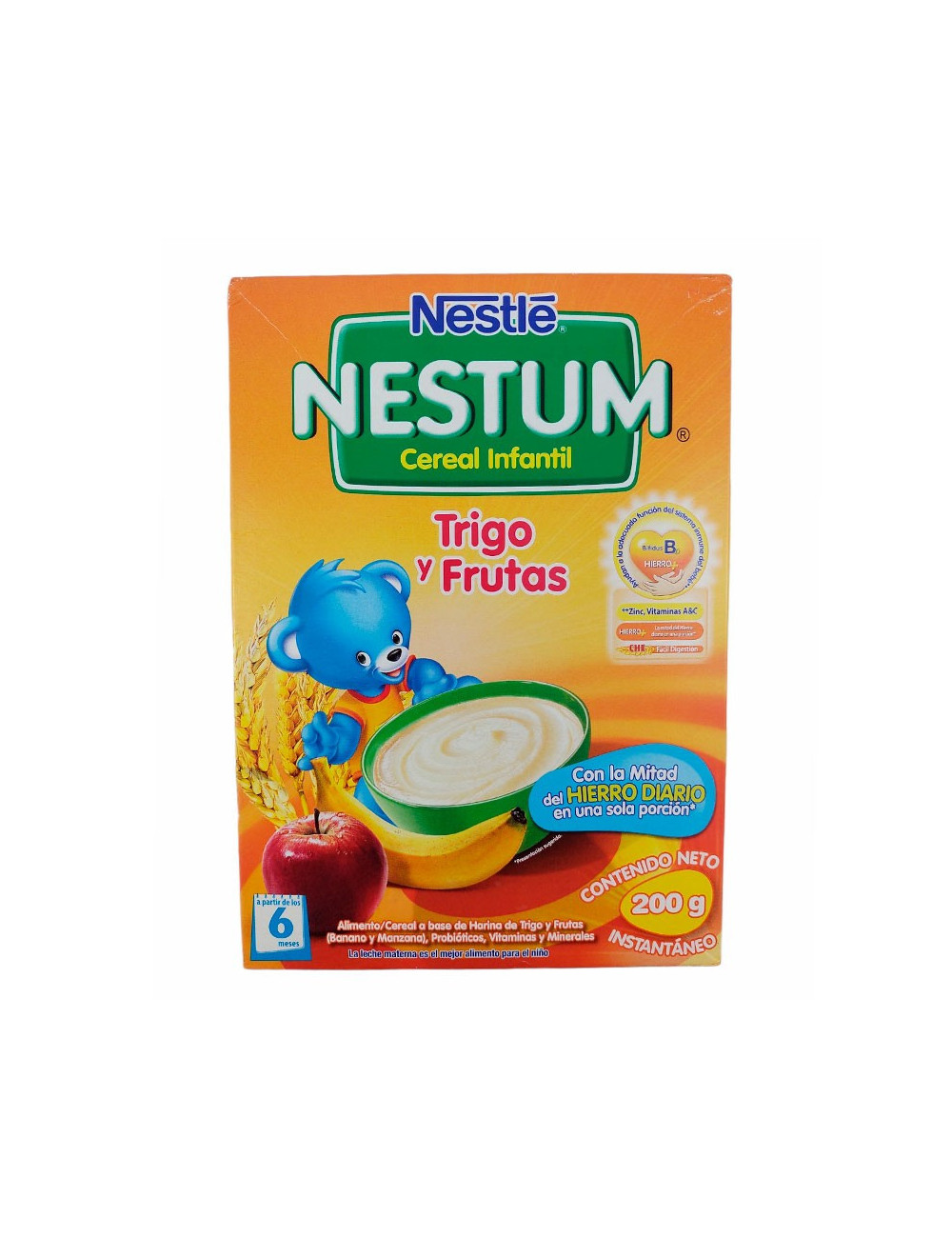 Nestum Nestlé Trigo y Frutas 200gr