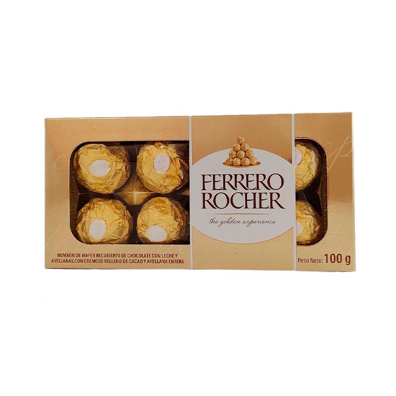 Ferrero Roche 8 Und 100gr Caja Ferrero Roche 8 Und 100gr Caja