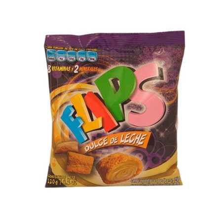 Cereal Flips Dulce de Leche 120gr