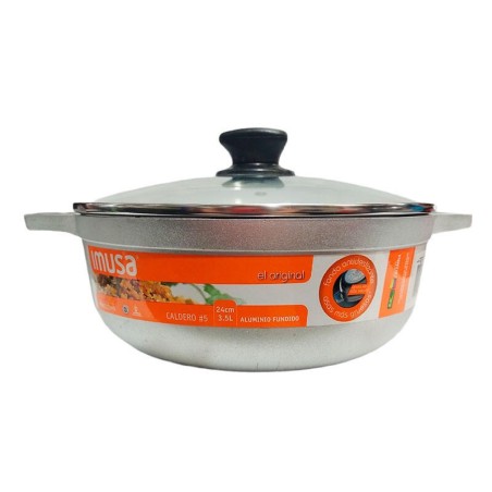 Caldero Imusa Aluminio Fundido X24cm