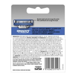 Repuesto Maquina de Afeitar Gillette Mach3 Turbo 2 Und