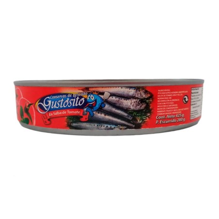 Sardinas Gustosito En Salsa De Tomate  425gr