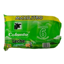 Leche Colanta Entera X6 Und X1100mL