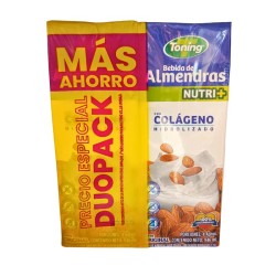 Leche De almendras Endulzado Con Estevia Toning Duo pack 946 ml