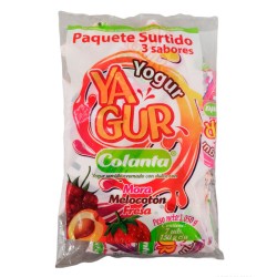 Yogurt Colanta Surtido Bolsa 7unds 150gr