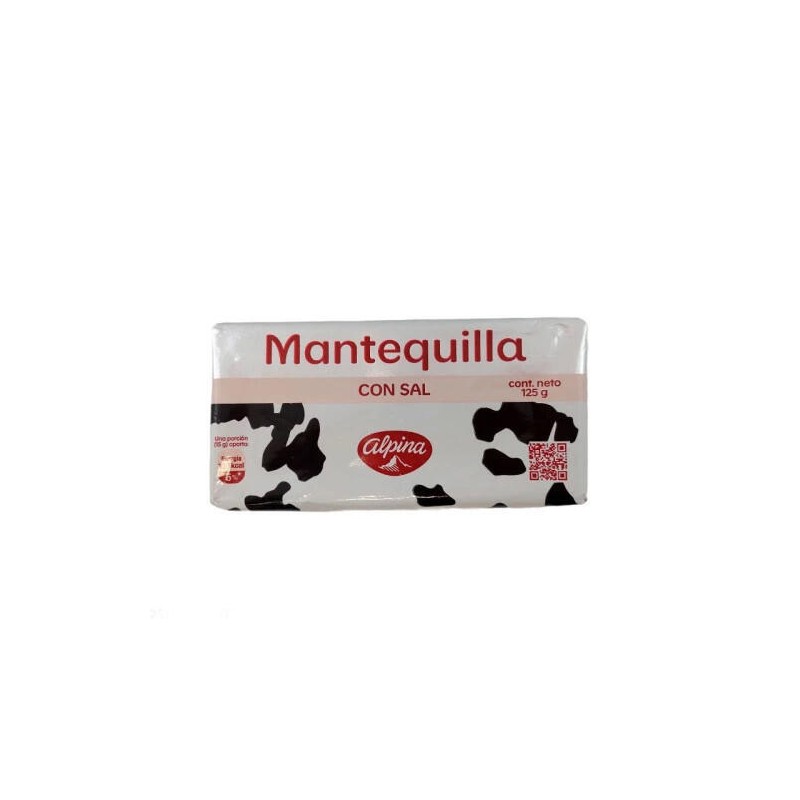 Mantequilla Alpina con Sal 125gr