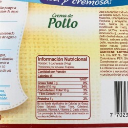 Crema de Pollo La Sopera 85gr