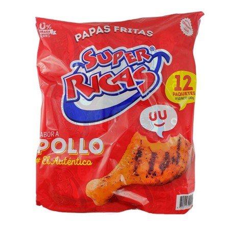 Papas de Pollo Super Ricas 12 Und 300gr