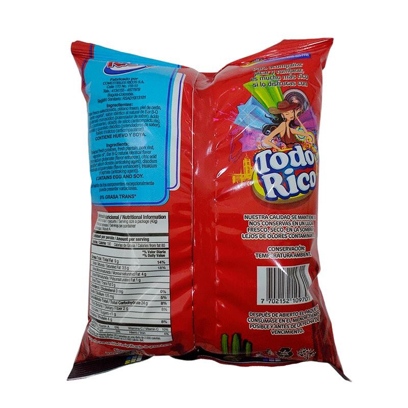 Teody Rico Todo Rico BBQ Super Ricas X150gr