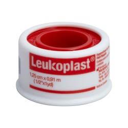 Esparadrapo Leukoplast 1/2 x 1 Yardas 1.25cm x 0.91m