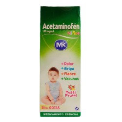 Acetaminofén Niños Mk Tutti Frutti Gotas 30mL