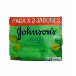 Jabón Johnson's Baby Uva Verde X3Und X110gr