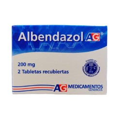 Albendazol AG 2 Tabletas 200mg