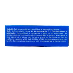 Albendazol AG 2 Tabletas 200mg