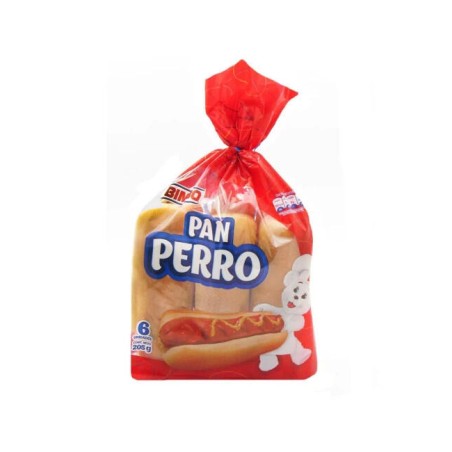 Pan Perro Bimbo 6 Und 205gr