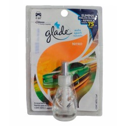 Ambientador Glade Auto Sport Nitro 7ml Repuesto