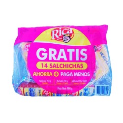 Combo Rica Mortadela + Salchicha + 2 Salchichones 980gr