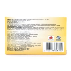 FortZink 20 Cápsulas 20mg
