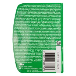 Dolex Avanzado 16 Tabletas 500mg