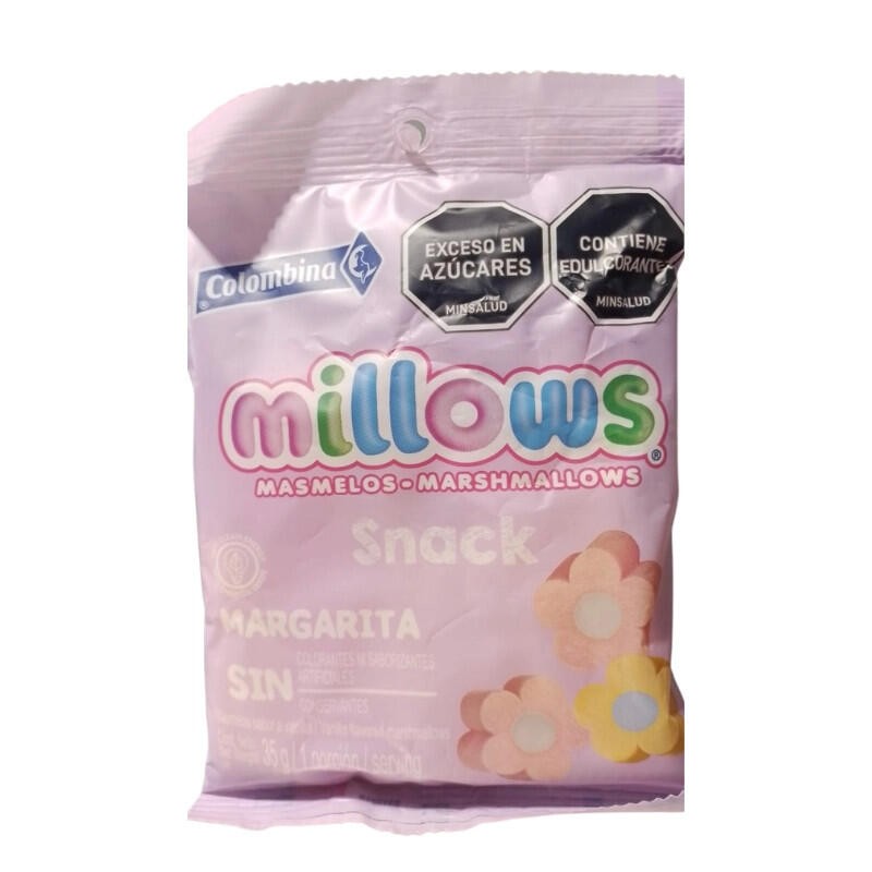 Masmelos Millows Margarita Sabor Vainilla x35gr