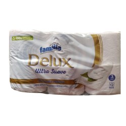 Papel Higiénico Familia Delux Ultrasuave X12 Unidades