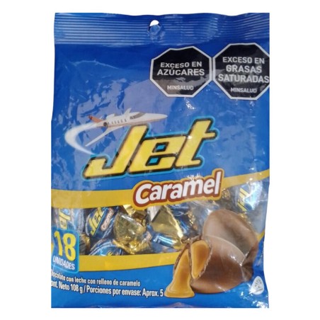 Chocolate Jet Caramel X18Und X108gr