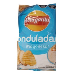 Papas Mayonesa Onduladas Margaritas X105g
