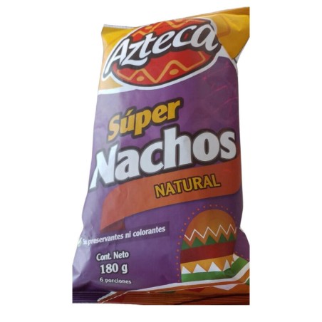 Nachos Natural Azteca X180gr