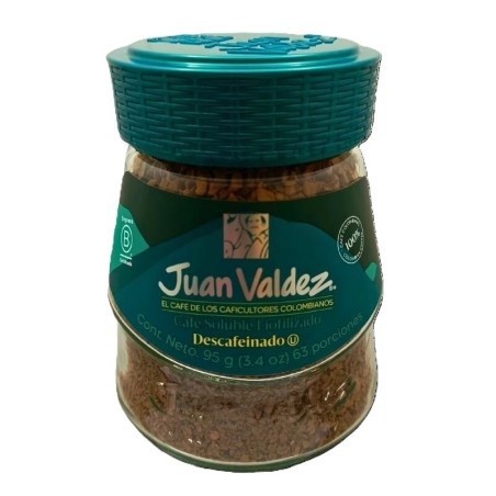 Café Juan Valdés Instantáneo Liofilizado Descafeinado 95gr